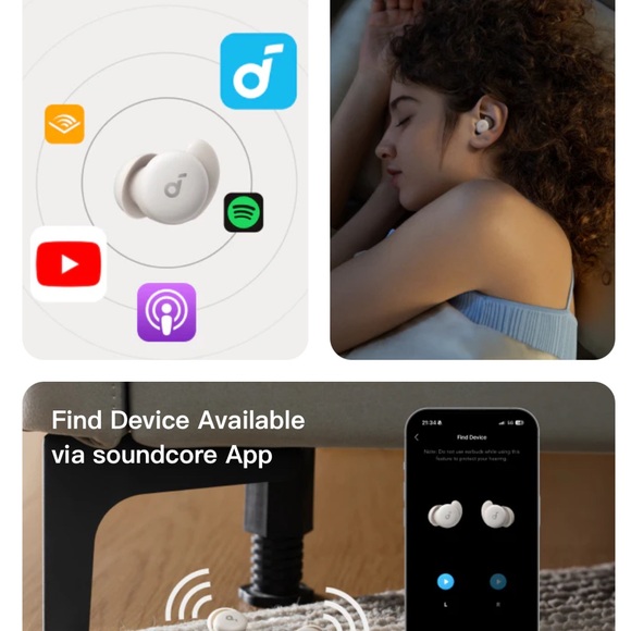 Soundcore Sleep A20 Next-Level Sleep Earbuds with Enhanced Comfort - Picture 9 of 9